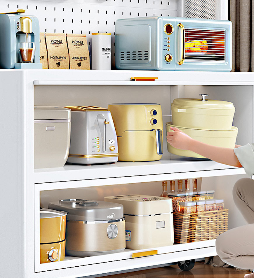 Wonder Utopia Kitchen Metal Pantry Storage Cabinet