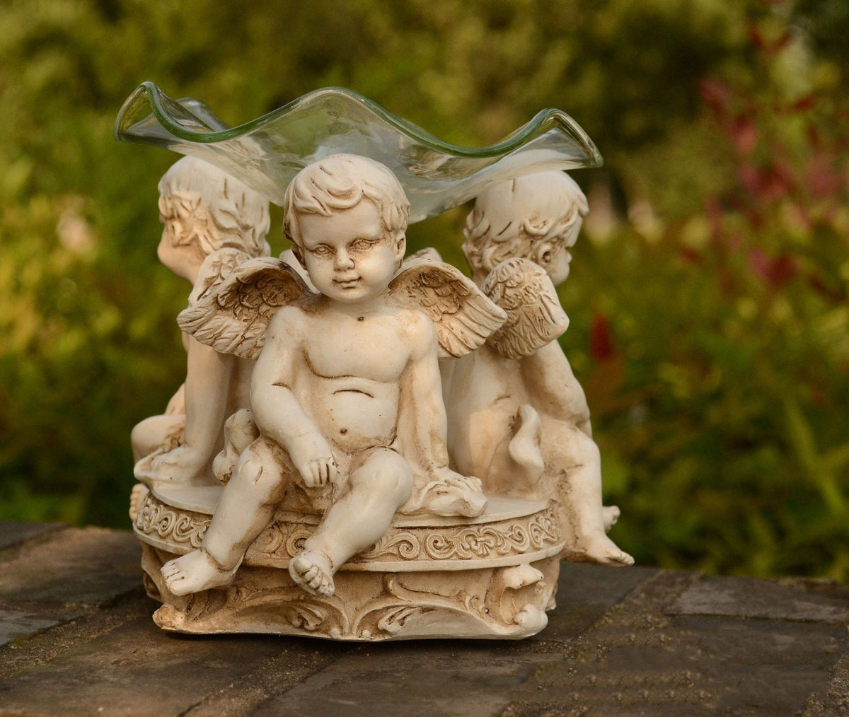 Home Romantic Angel Incense Burner Decoration Essential Oil Lamp