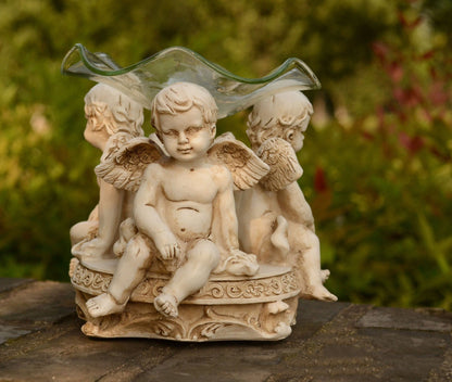 Home Romantic Angel Incense Burner Decoration Essential Oil Lamp