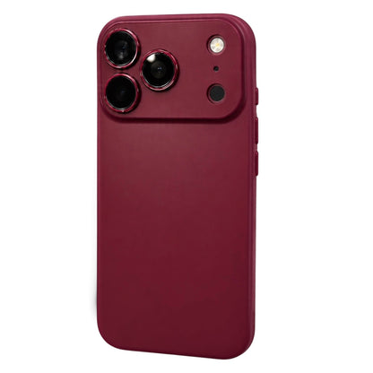 Burgundy Matte iPhone Case