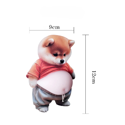 Chubby Shiba Silicone Sticker Protector