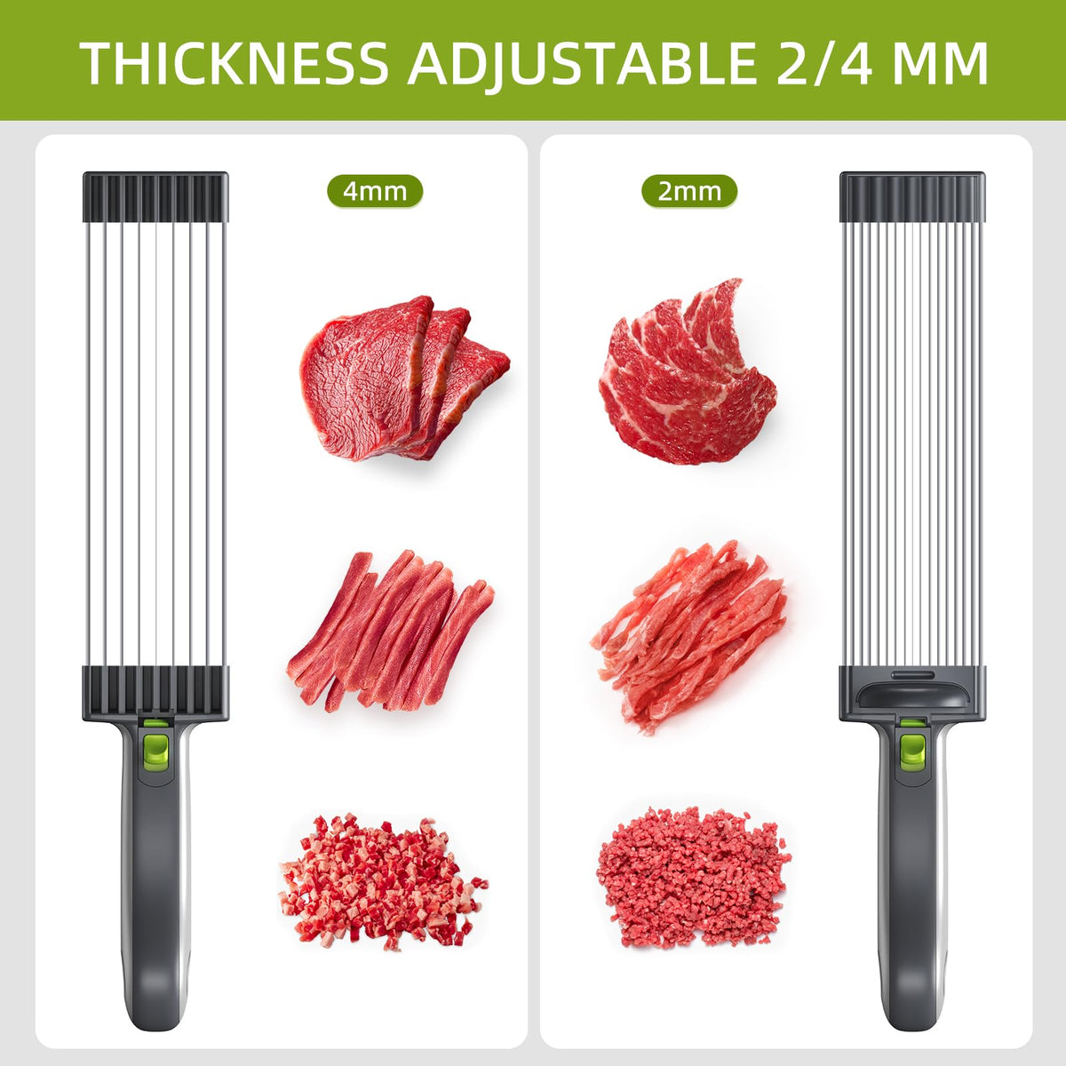 Multi functional meat slicer