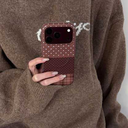 Brown Star iPhone Case