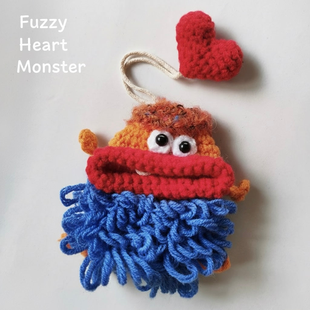 Knitted car key cover