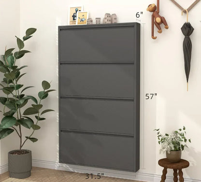 Shoe Cabinet with Drawers