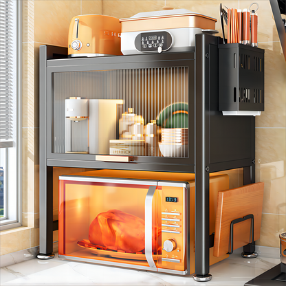 Wonder Utopia Kitchen Storage Cabinet Microwave Oven Shelf