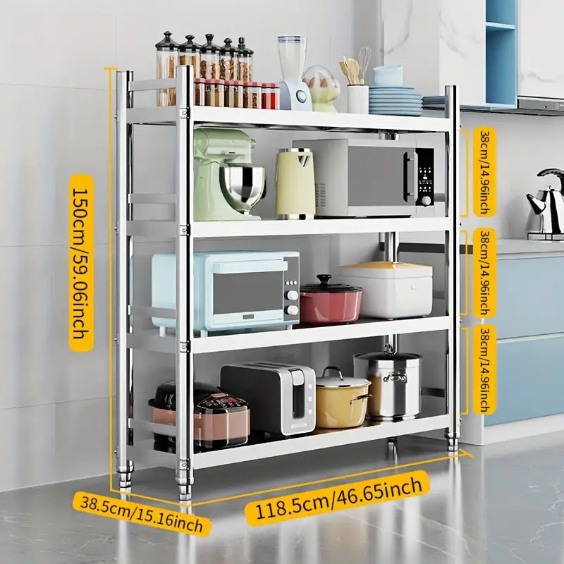 Wonder Utopia kitchen Four-Layer Microwave Oven And Oven Storage Rack