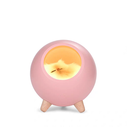 Kitten night light, Cat napping lamp