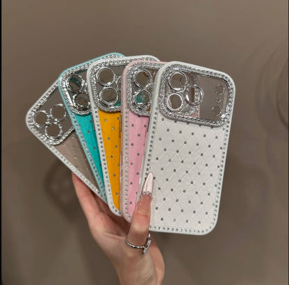 Diamond-studded thickened shockproof case