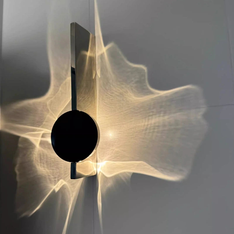 Golden Ripple Wall Light