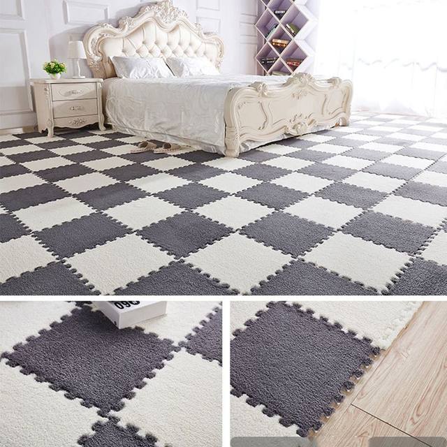 20 Pieces Plush Puzzle Foam Floor Mat