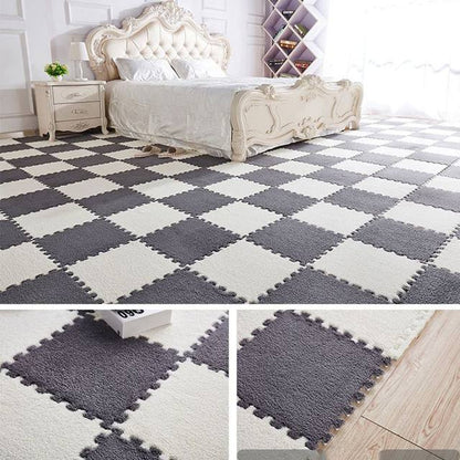 20 Pieces Plush Puzzle Foam Floor Mat