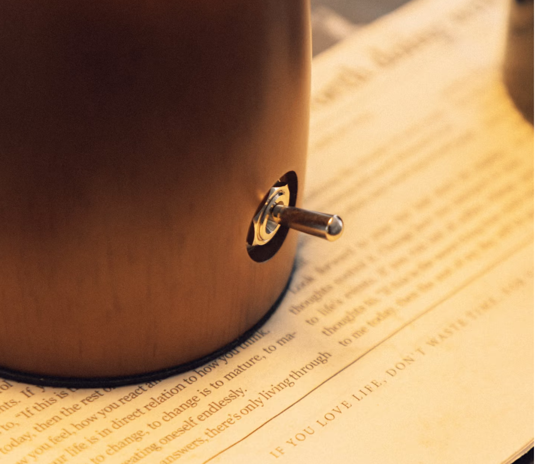 A vintage table lamp instantly elevates the room—an absolute must-have for the bedroom!