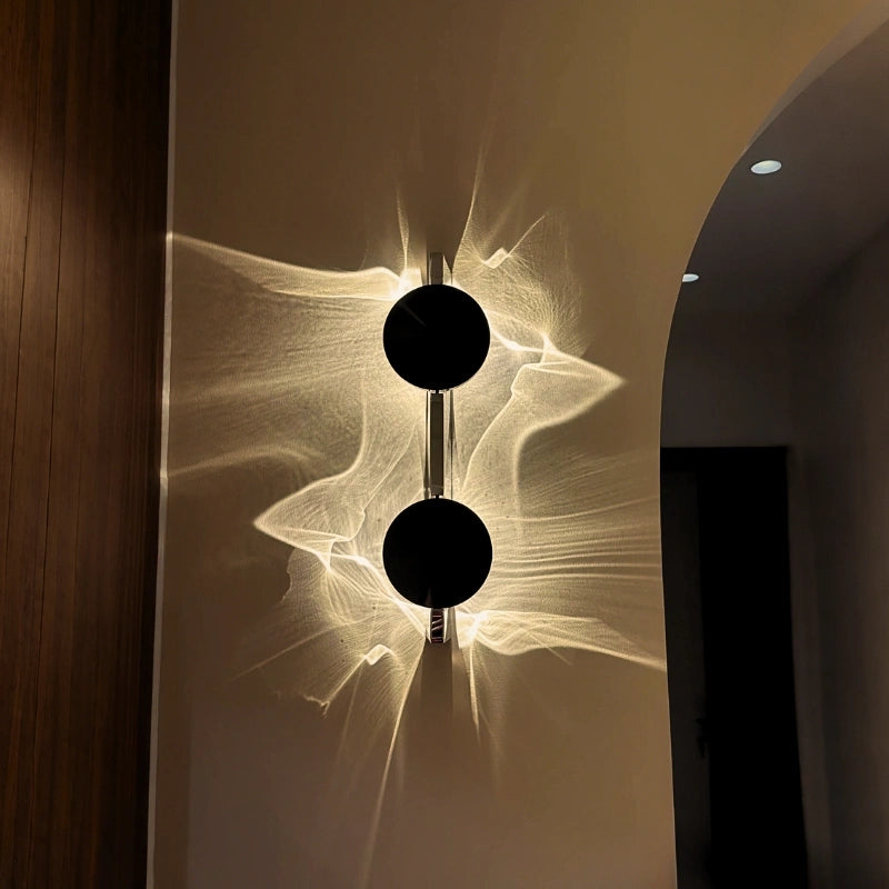 Golden Ripple Wall Light
