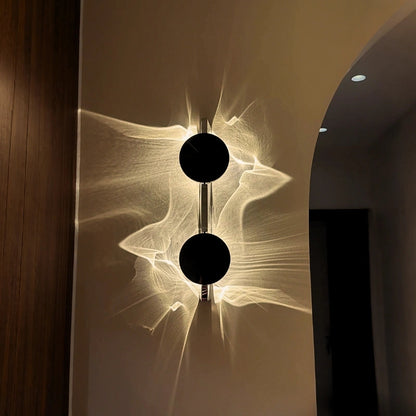 Golden Ripple Wall Light