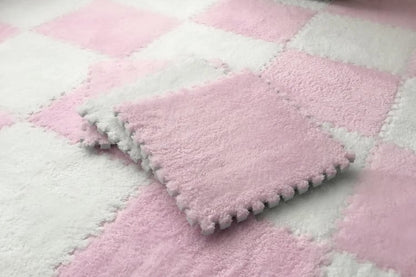 20 Pieces Plush Puzzle Foam Floor Mat