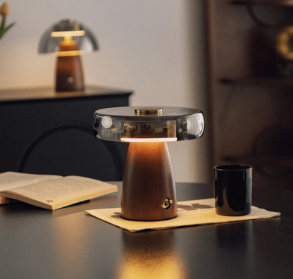 A vintage table lamp instantly elevates the room—an absolute must-have for the bedroom!