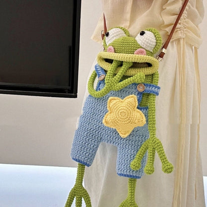 DIY Crochet Big-Mouth Frog Phone Bag