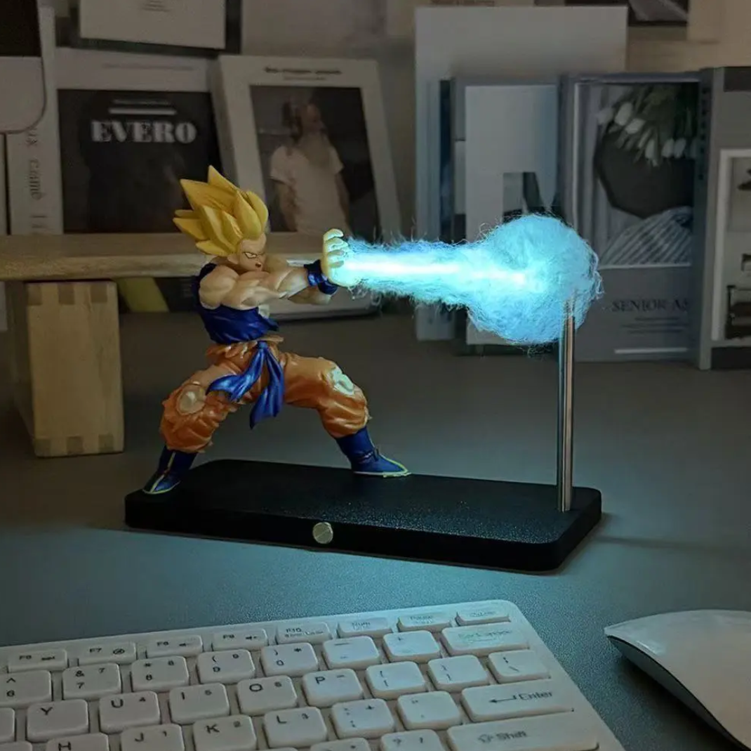 Goku Kamehameha LED Night Light – Magnetic Anime Ambient Lamp