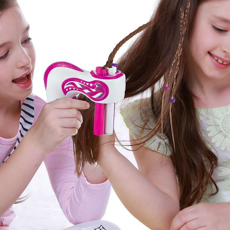 Girls' Electric Hair Braider – Fun & Easy Hairstyling Toy