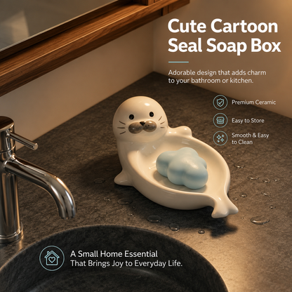 Premium Ceramic Soap Dish for Home Use
Cute Soap Holder with Storage Rack
Self-Draining Design – No Water Buildup
Perfect for Bathrooms, Sinks, and Wash Basins
