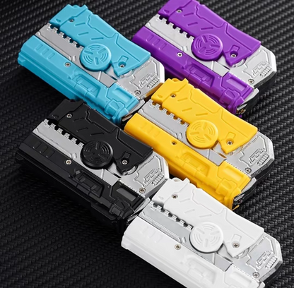 Rotating Gyro Deformable Refillable Pink Flame Lighter – Innovative, Creative, Unique Trendy Toy