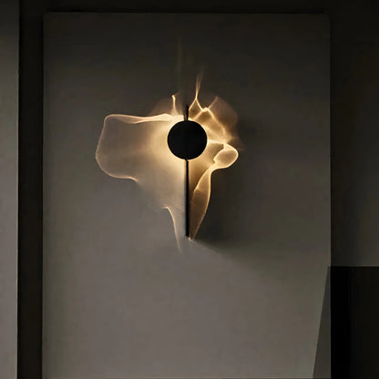 Golden Ripple Wall Light