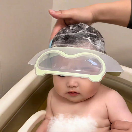 Baby Shampoo Shield – Waterproof Hair Washing Cap with Ear Protection for Kids