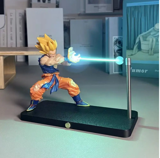 Goku Kamehameha LED Night Light – Magnetic Anime Ambient Lamp