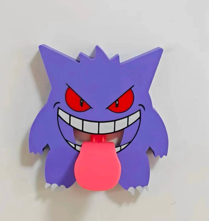 Interactive 3D Cartoon Light Switch Cover | Playful Yellow Sponge & Blue Character Wall Decor
