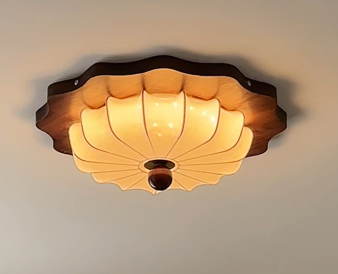 American Wood Rhyme Ceiling Lamp