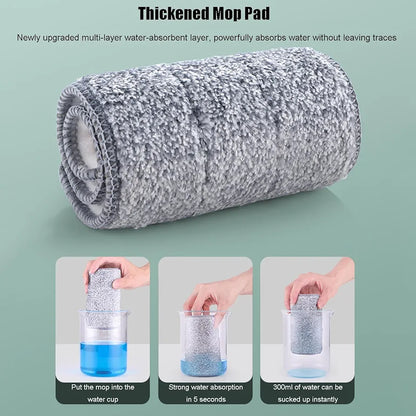 X-Shape Microfiber Mop, 360° Spin Mops for Floor Cleaning
