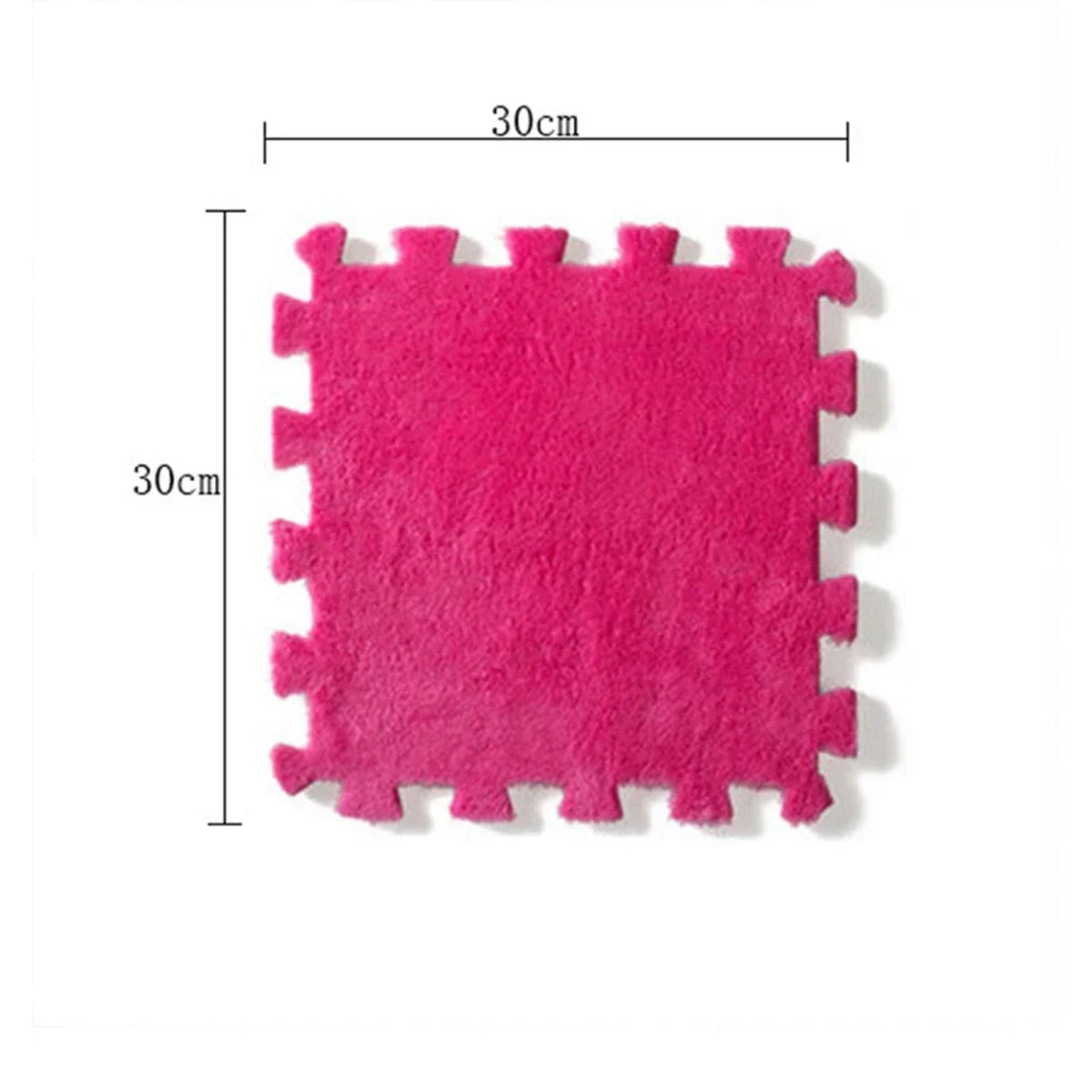 20 Pieces Plush Puzzle Foam Floor Mat