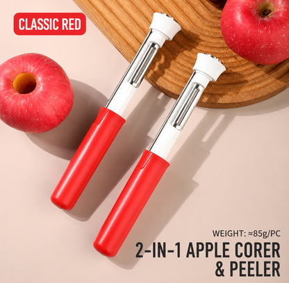 2-in-1 Stainless Steel Fruit & Vegetable Corer & Peeler
