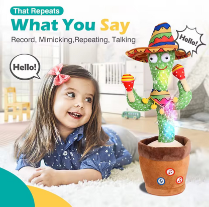 Talking Dancing Cactus Toy for Kids