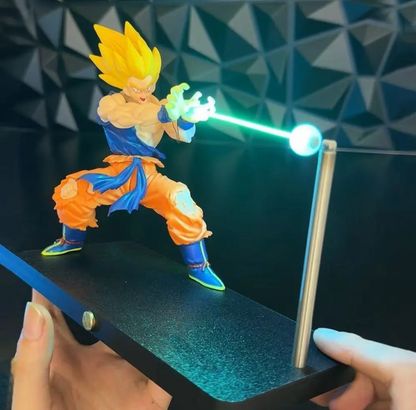 Goku Kamehameha LED Night Light – Magnetic Anime Ambient Lamp